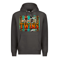 Smoke mom of twins western brushstroke Premium Hoodie - OliviaCreatesArt