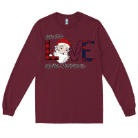 Burgundy For The Love Of The Christmas Long Sleeve Tee - Bettercallsaul