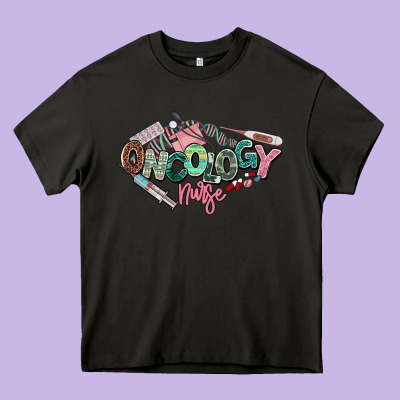 Oncology Nurse Western Heavy Core Tee Designed By Nancycooperartshop