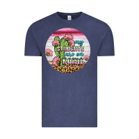Vintage Denim my students are on point round earring Vintage Tee - BundleAndBundleShop
