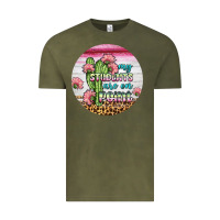 Vintage Olive my students are on point round earring Vintage Tee - BundleAndBundleShop