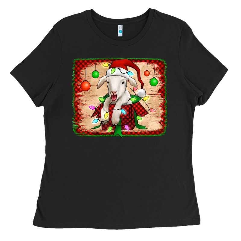 Christmas Lamb Ladies Tee by Jasminsmagicworld | Teevron