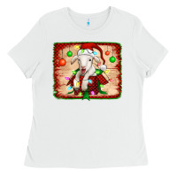 White christmas lamb Ladies Tee - Jasminsmagicworld