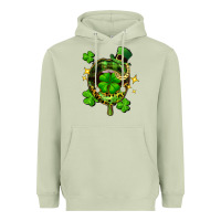 Matcha St. Patrick's Day lip Heavyweight Hoodie - FaDigitalArtStudio
