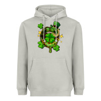 Moon Dust St. Patrick's Day lip Heavyweight Hoodie - FaDigitalArtStudio