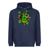 Navy St. Patrick's Day lip Heavyweight Hoodie - FaDigitalArtStudio