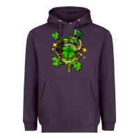 Plum St. Patrick's Day lip Heavyweight Hoodie - FaDigitalArtStudio