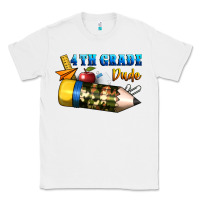 White 4 th grade dude Classic Tee - BundleAndBundleShop