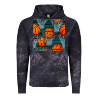 Cloud Black basketball hoop seamless pattern Vintage Hoodie - BundleAndBundleShop