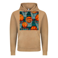 Vintage Camel basketball hoop seamless pattern Vintage Hoodie - BundleAndBundleShop