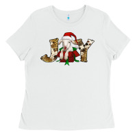 White joy christmas lamb Ladies Tee - Jasminsmagicworld