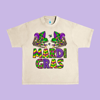 Mardi Gras Urban Heavy Tee Designed By Lillyallendesigns