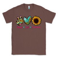 Chestnut Peace Love Sunshine Classic Tee - RanaPortraitStore