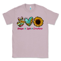Lilac Peace Love Sunshine Classic Tee - RanaPortraitStore