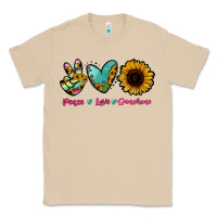 Mushroom Peace Love Sunshine Classic Tee - RanaPortraitStore