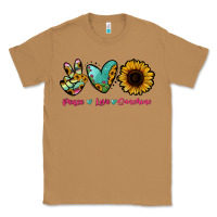 Toasted Coconut Peace Love Sunshine Classic Tee - RanaPortraitStore