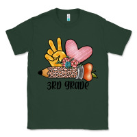 Sports Green peace love 3rd grade Classic Tee - JahusDesignShop