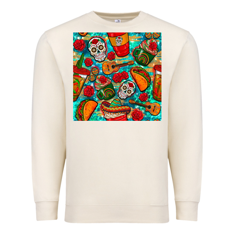 Hispanic Heritage Month Coffee Cups And Taco With Glitter And Leopard  Premium Sweatshirt by BundleAndBundleShop | Teevron
