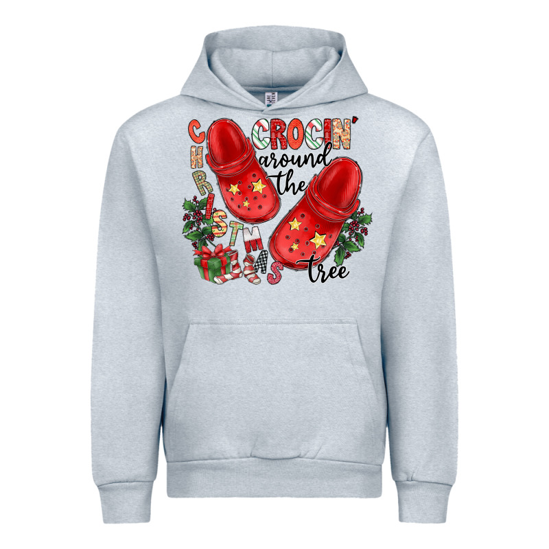 Christmas Crocin Around The Tree Urban Hoodie by CowhideDigitalArt | Teevron
