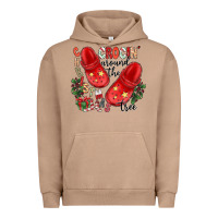 Pigment Burro christmas crocin around the tree Urban Hoodie - CowhideDigitalArt