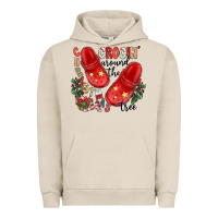 Pigment French Oak christmas crocin around the tree Urban Hoodie - CowhideDigitalArt