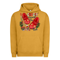 Pigment Peanut Butter christmas crocin around the tree Urban Hoodie - CowhideDigitalArt