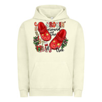 Pigment Pistachio christmas crocin around the tree Urban Hoodie - CowhideDigitalArt