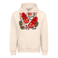 Sandshell christmas crocin around the tree Urban Hoodie - CowhideDigitalArt