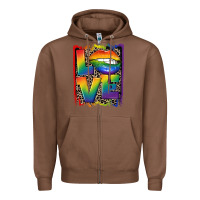 Love Pride Zipper Hoodie | Teevron