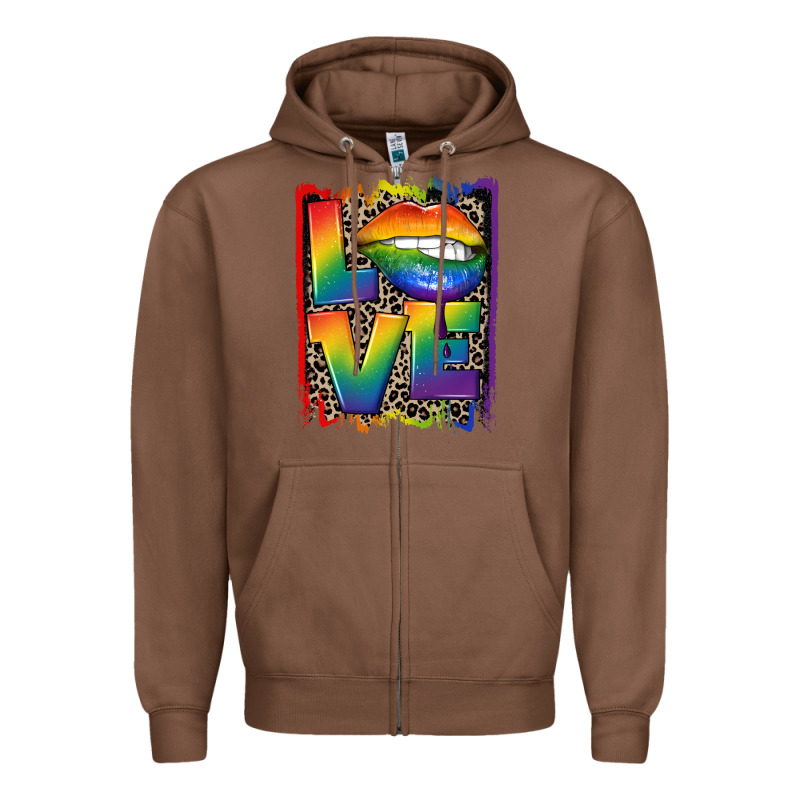 Love Pride Zipper Hoodie by CowGirlArtShop | Teevron