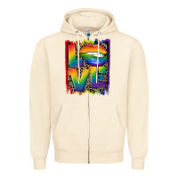 Sandshell Love pride Zipper Hoodie - CowGirlArtShop