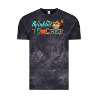 Cloud Black thankful teacher Vintage Tee - BundleAndBundleShop