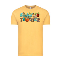 Vintage Mustard thankful teacher Vintage Tee - BundleAndBundleShop