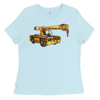 Baby Blue carry deck crane Ladies Tee - LillyAllenDesigns