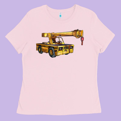 Carry Deck Crane Ladies Tee Designed By Lillyallendesigns