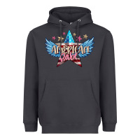 Smoke American babe Heavyweight Hoodie - FaDigitalArtStudio