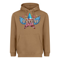 Toasted Coconut American babe Heavyweight Hoodie - FaDigitalArtStudio