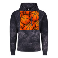 Cloud Black basketball seamless pattern Vintage Hoodie - BundleAndBundleShop