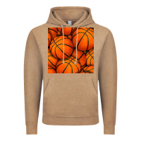 Basketball Seamless Pattern Vintage Hoodie | Teevron