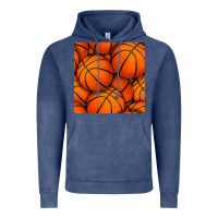 Vintage Denim basketball seamless pattern Vintage Hoodie - BundleAndBundleShop