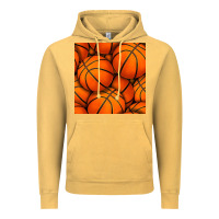Vintage Mustard basketball seamless pattern Vintage Hoodie - BundleAndBundleShop