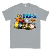 Heather Grey pre k dude Classic Tee - BundleAndBundleShop