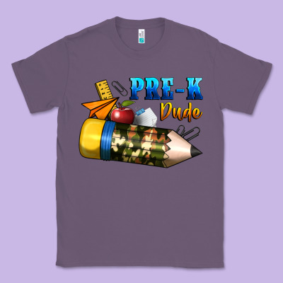 Pre K Dude Classic Tee Designed By Bundleandbundleshop