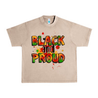 French Oak black and proud Urban Heavy Tee - LillyAllenDesigns