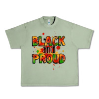 Oil Green black and proud Urban Heavy Tee - LillyAllenDesigns