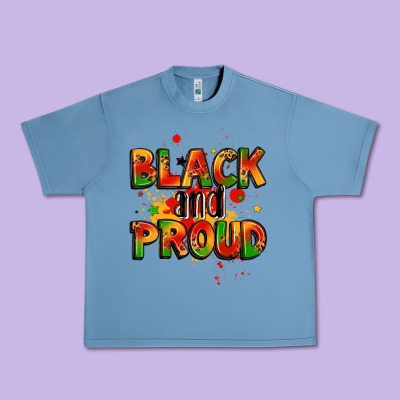 Black And Proud Urban Heavy Tee Designed By Lillyallendesigns