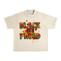 Sandshell black and proud Urban Heavy Tee - LillyAllenDesigns
