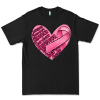 Black heart breast cancer Premium Tee - MaliasSmallBusiness