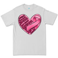 Dove Grey heart breast cancer Premium Tee - MaliasSmallBusiness