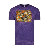 Cloud Purple autumn distressed background Vintage Tee - BundleAndBundleShop